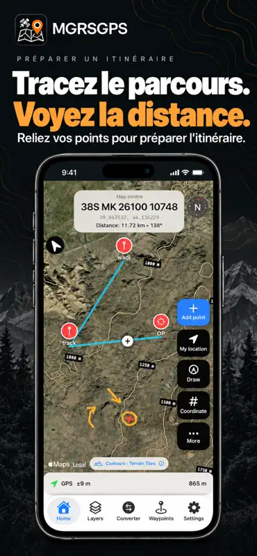 MGRS GPS Cartographe screenshot 4 of 8