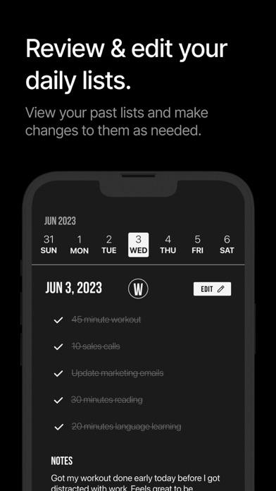 The Power List Screenshot