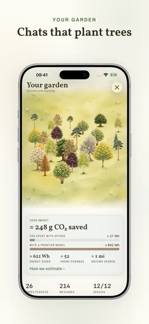 GPTree: Sustainable AI Chat screenshot 3