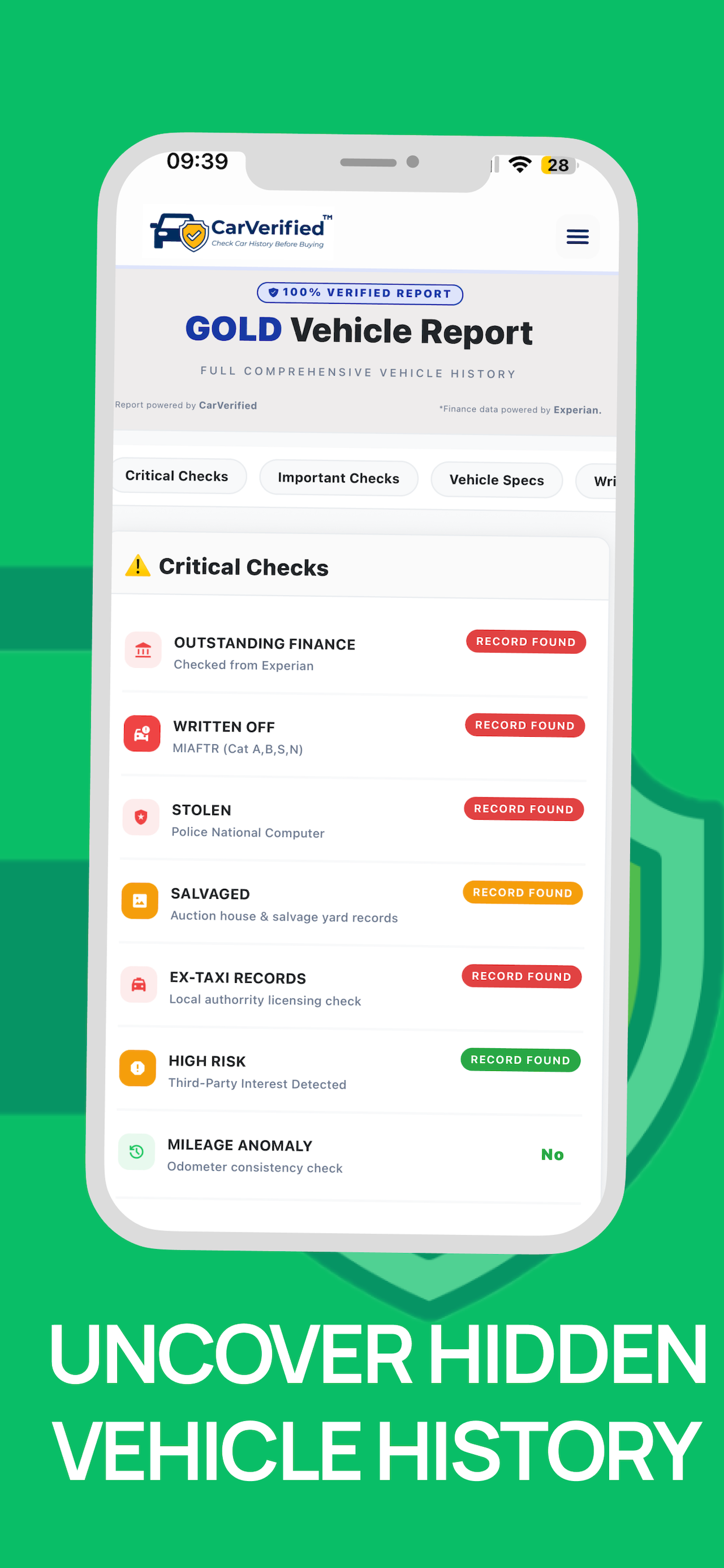 CarVerified: Check Car History screenshot 4