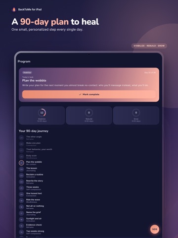BackToMe: No Contact Tracker iPad screenshot