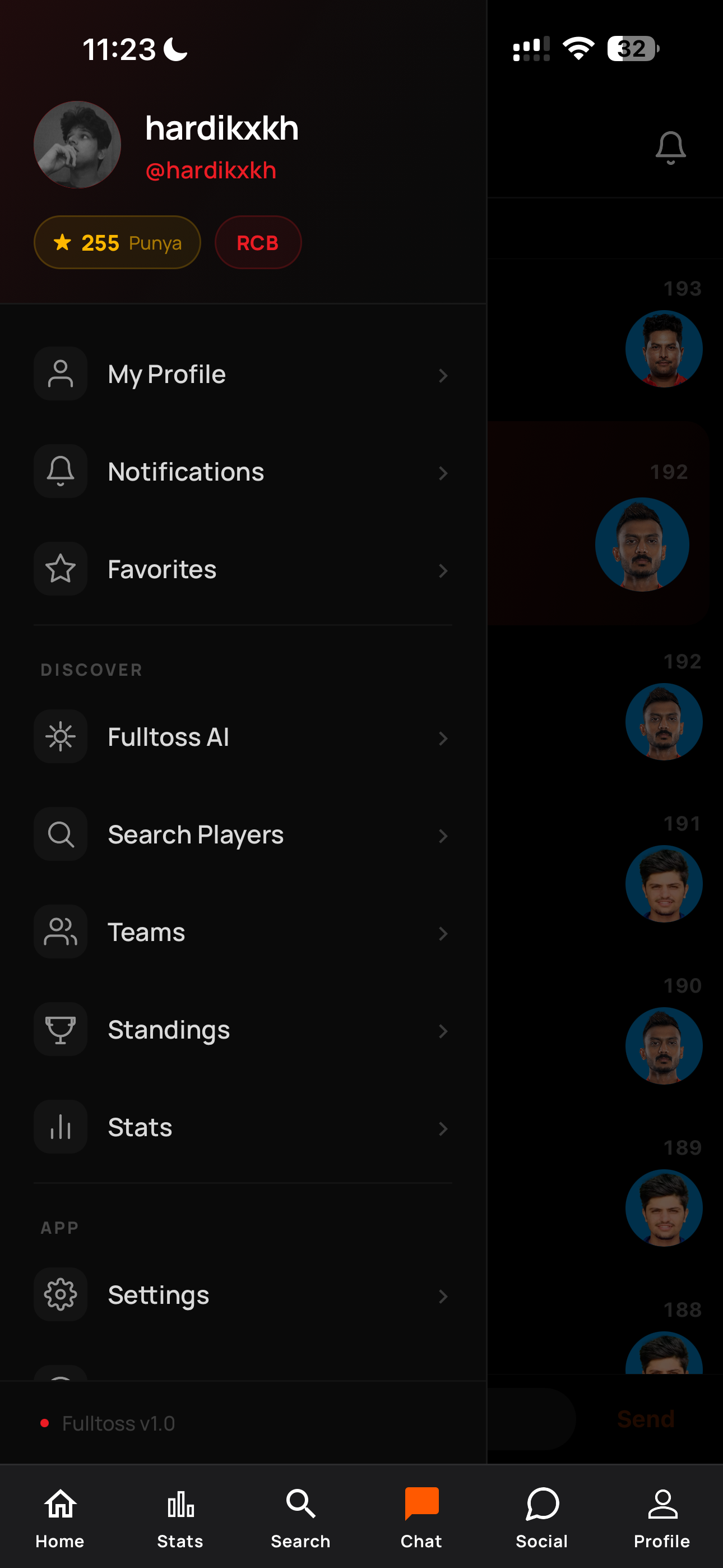 FullToss: Sports Community screenshot 9