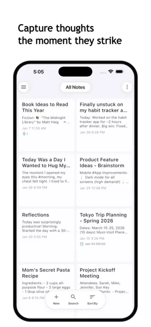 Zutext - Private Notes screenshot 1