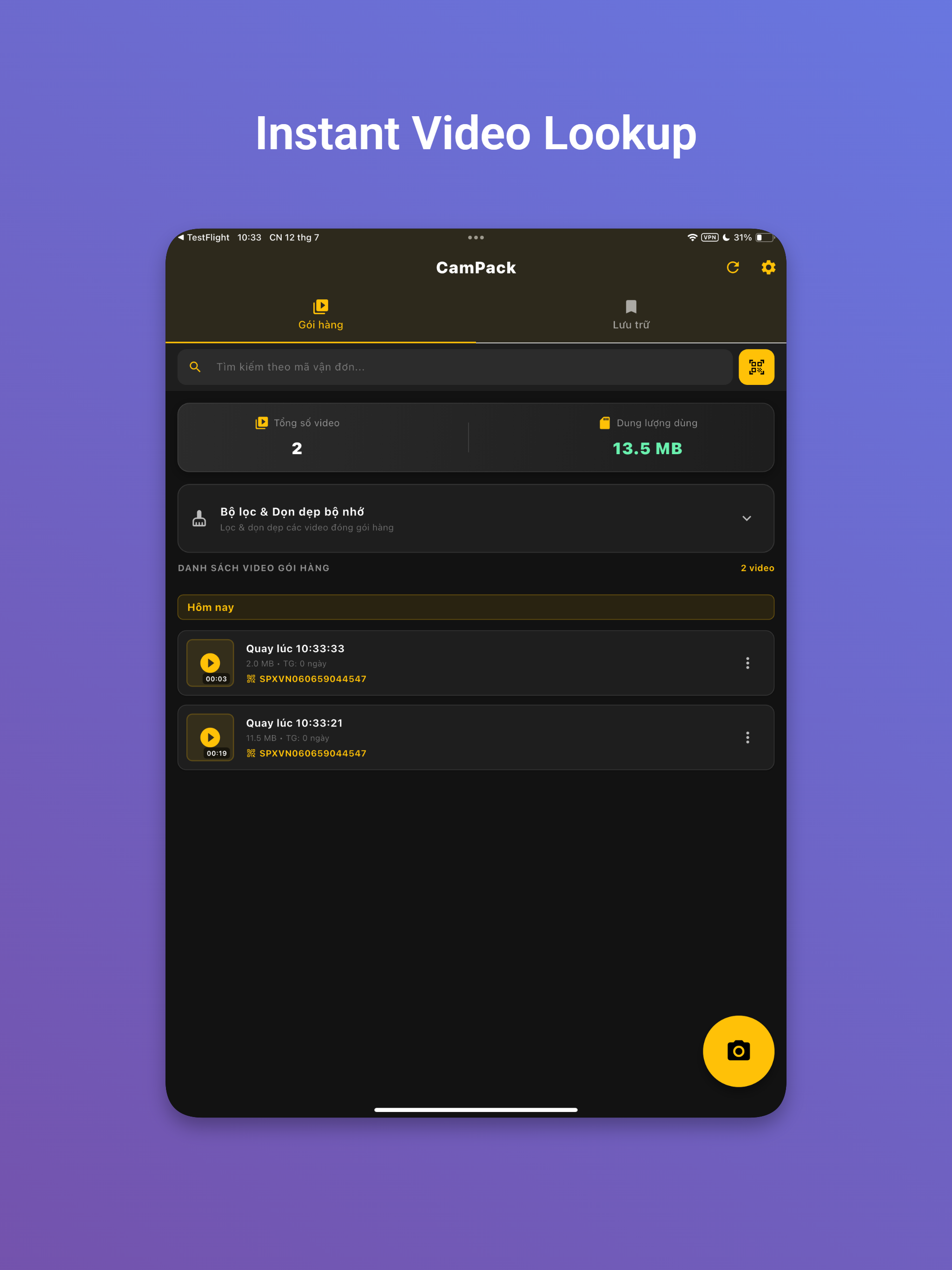 CamPack screenshot 6