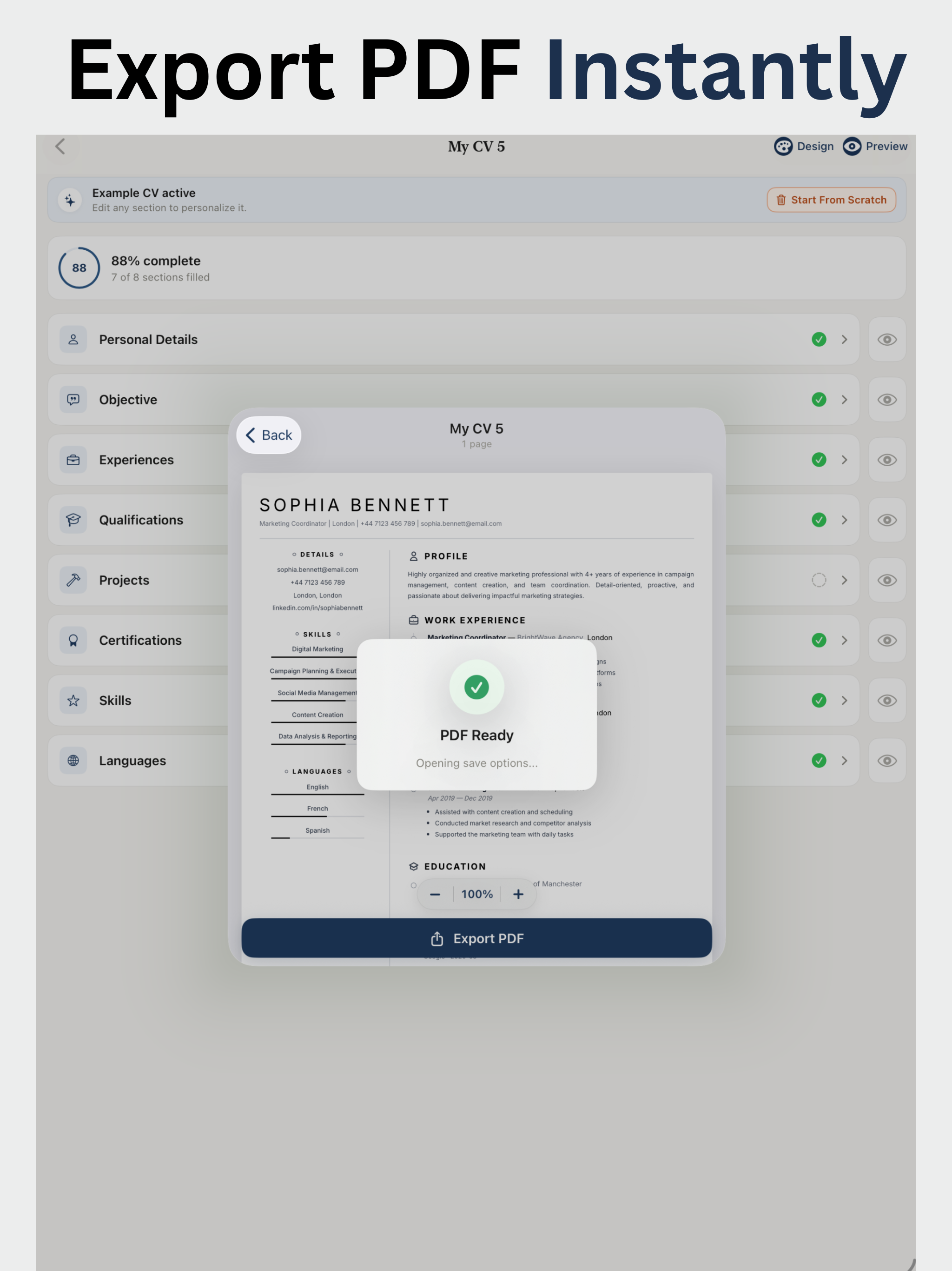 Resume Builder - Cv Maker Pro screenshot 7