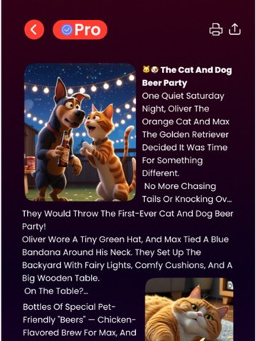 Bedtime Stories: Ai Generator iPad screenshot