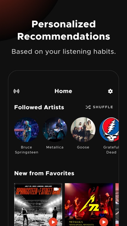 nugs: Live Music Lives Here screenshot-5