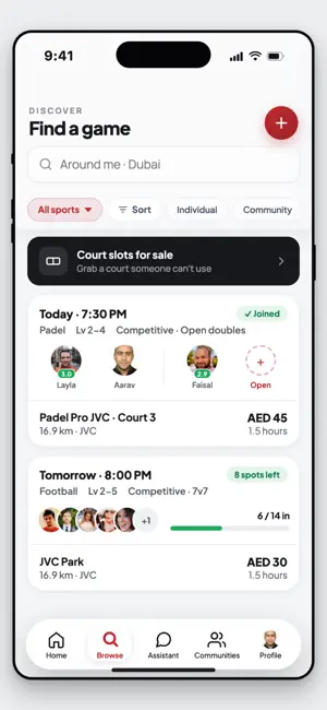 Lineup: Find Players & Games screenshot 2