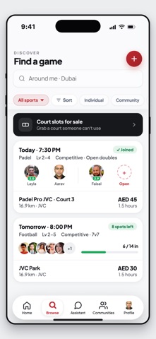 Lineup: Find Players & Games Screenshot 2 of 7