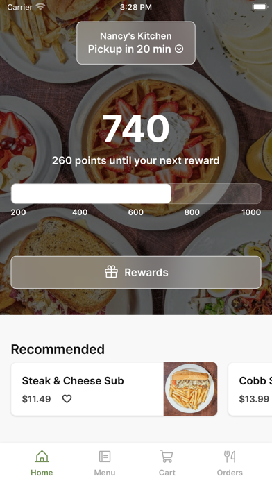 Nancy's Kitchen iPhone screenshot 1 - Food & Drink app