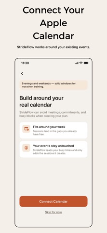 StrideFlow AI screenshot