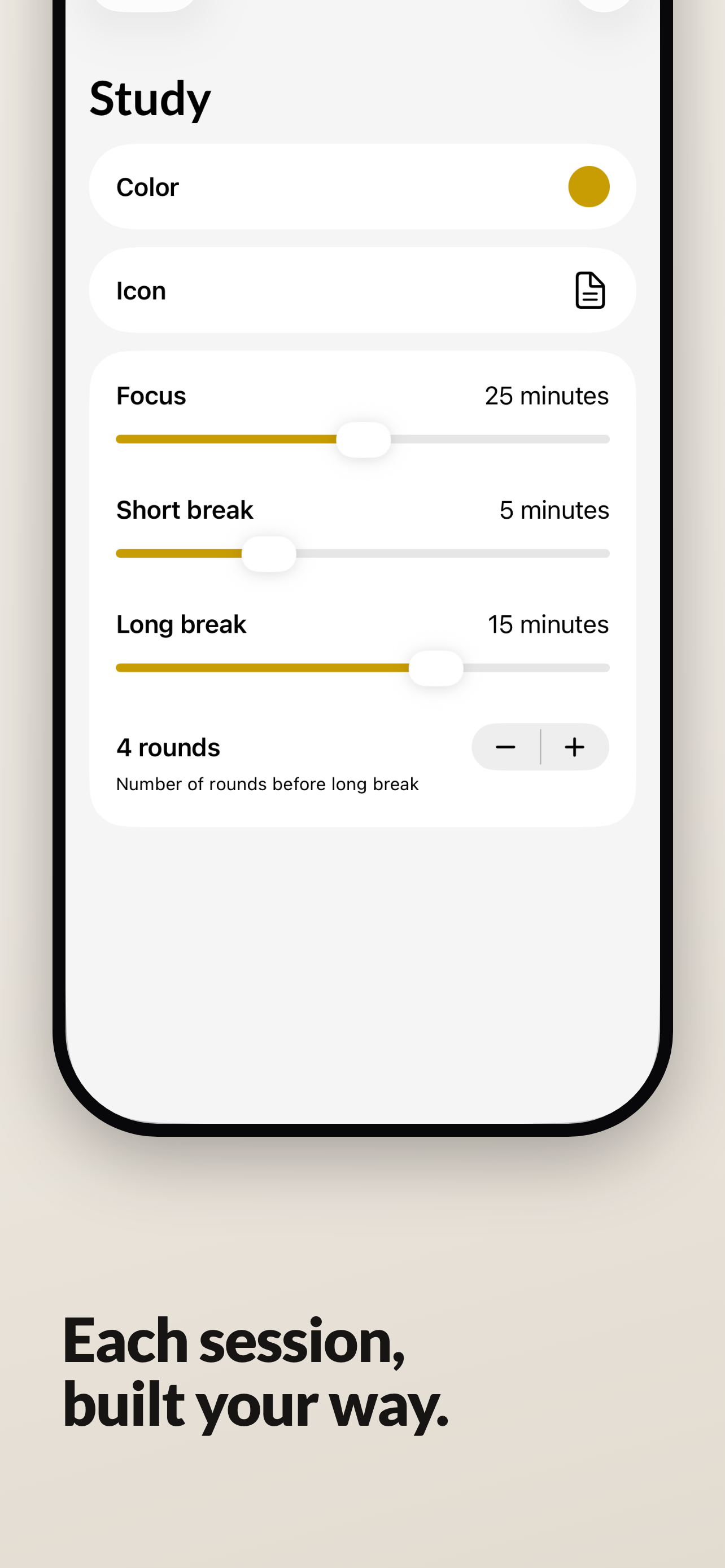Flexo - Pomodoro, Timer screenshot 2