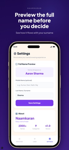 Naamkaran - app iPhone screenshot