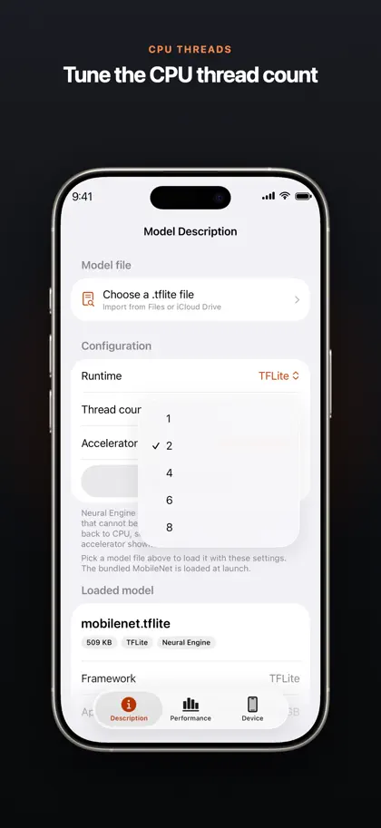 TFLite LiteRT TensorFlow Test ekran görüntüsü 6 / 6