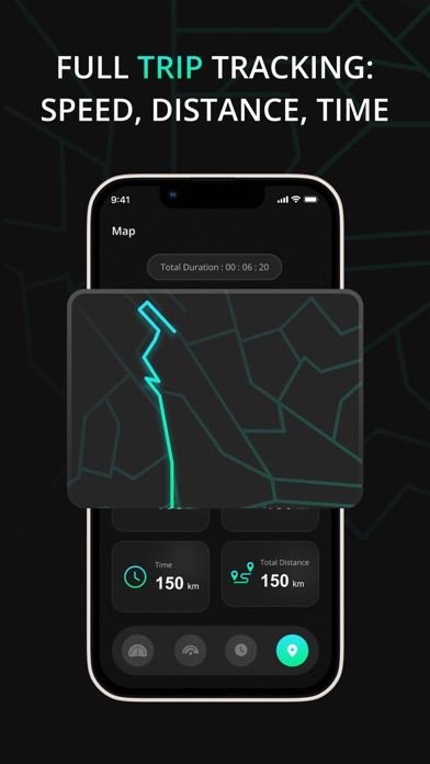 GPS Speedometer •Speed Tracker Screenshot