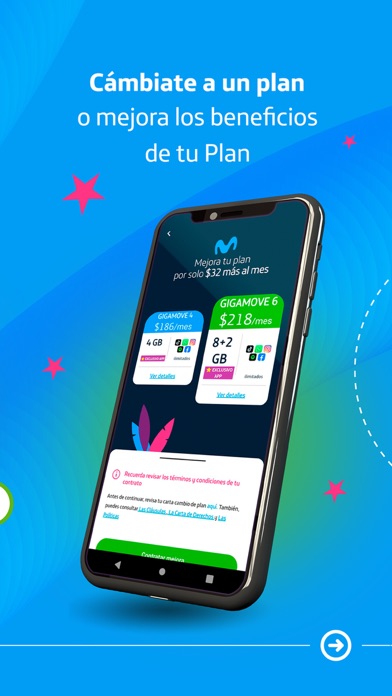 Movistar MX–Tu línea en la App Screenshot