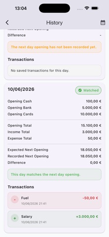 DailyClose – Cash Tracker Screenshot 1 of 5