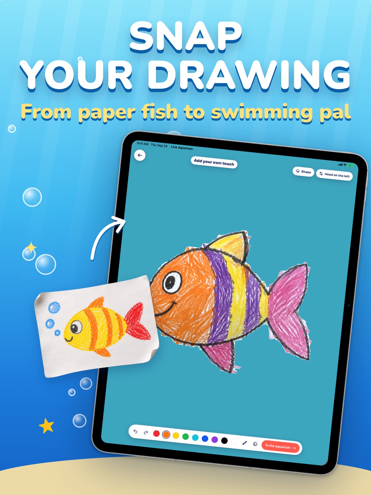 Screenshot 10 of Aquarium: Colouring for Kids