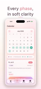 Cyca: Period & Cycle Tracker screenshot