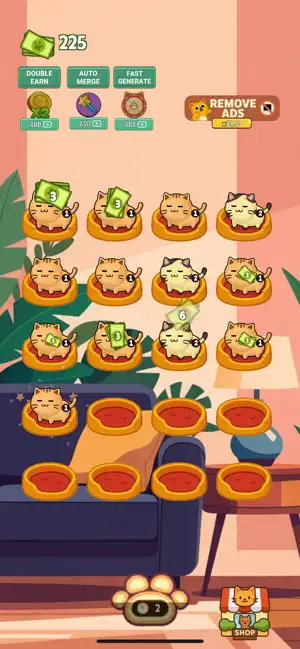 Merge Cats: Idle Evolution screenshot 2