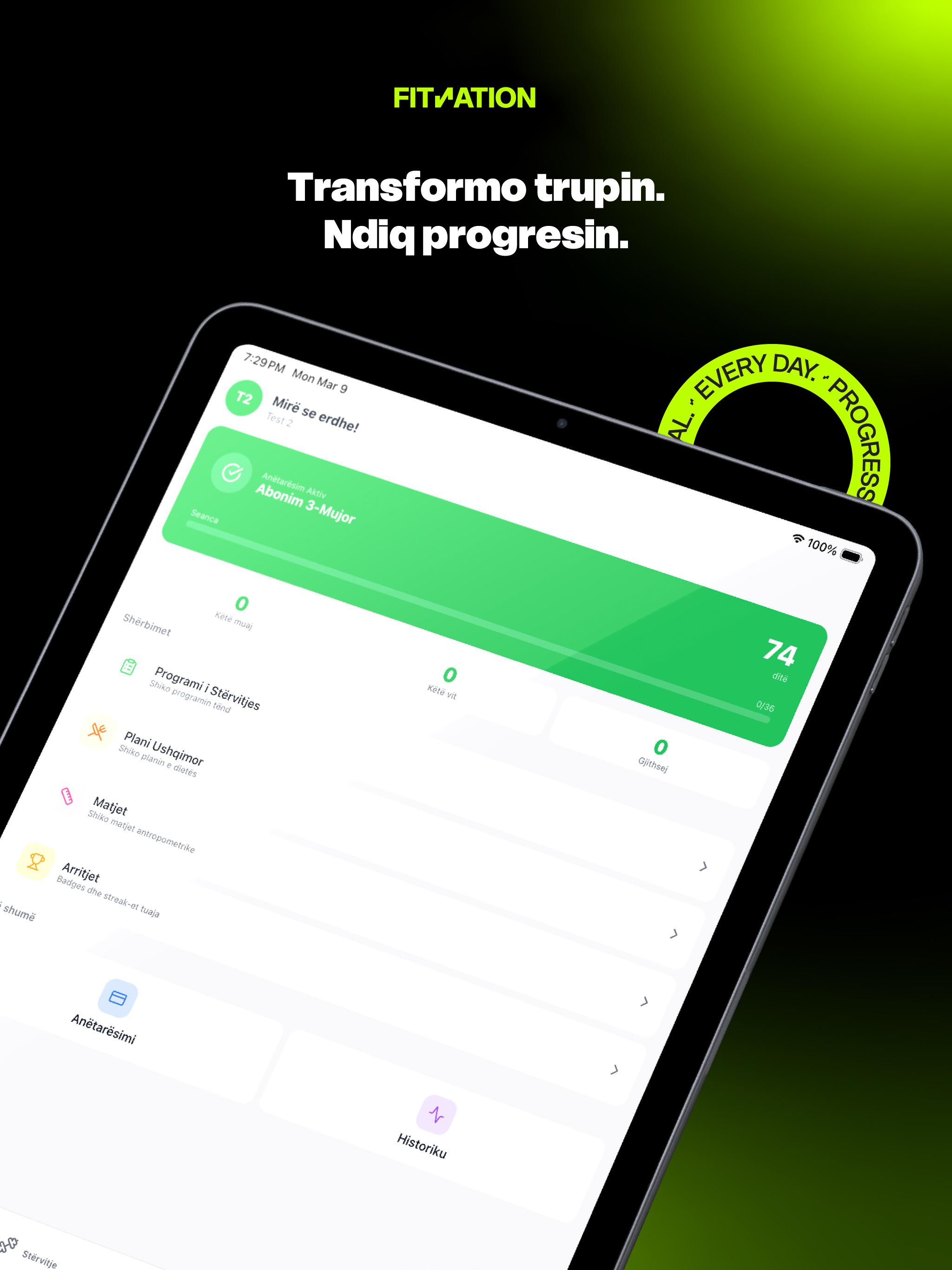 FitNation - Client Portal