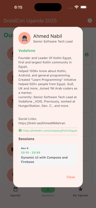 Droidcon Uganda 2025 Screenshot 2 of 5