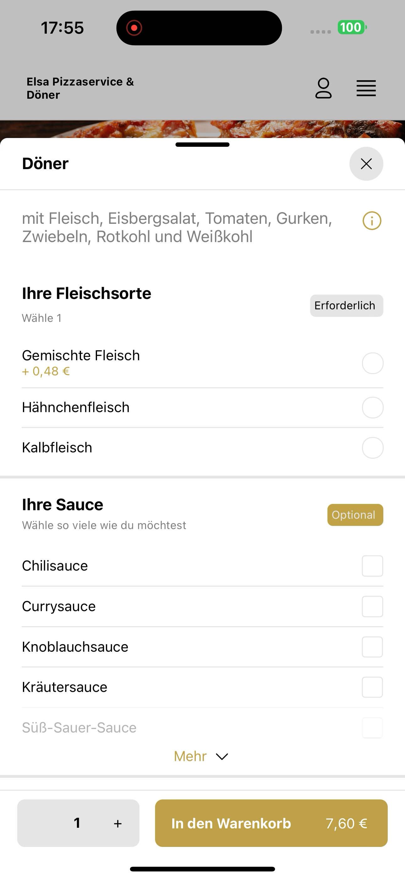 Elsa Pizzaservice & Döner screenshot 8