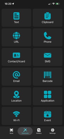 QR Code Generator Barcode Read screenshot