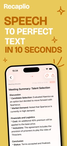AI Note Taker: Recaplio screenshot