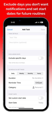 Routine Tracker screenshot