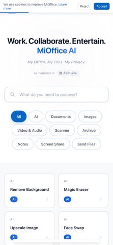 MiOffice screenshot