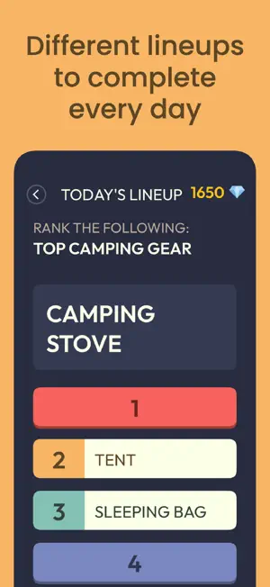 Rank and Reveal: Blind Ranking screenshot 2