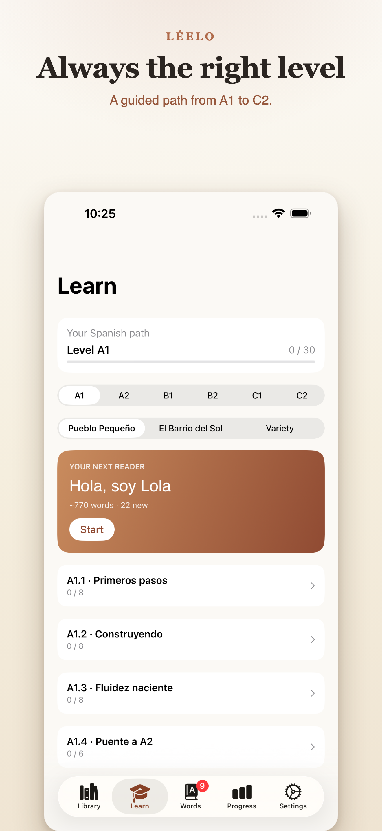 Léelo: Learn Spanish Reading screenshot 3