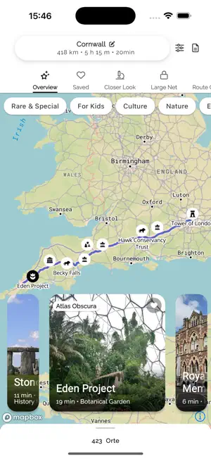 On the way: road trip app screenshot 3