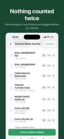 Maaser screenshot
