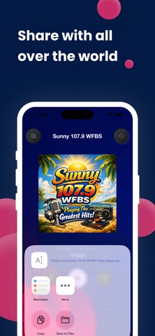 Sunny 107.9 WFBS iPhone screenshot