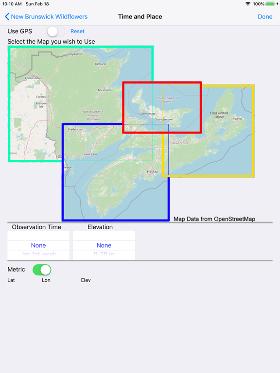 App screenshot