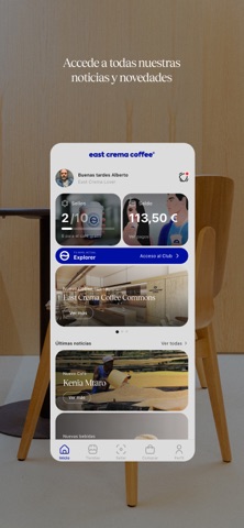 East Crema Coffee APP iPhone screenshot 5