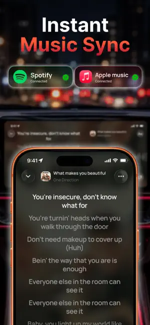 LyricLane: Dynamic Lyrics App screenshot 2