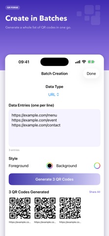QR Forge - QR Code Creator Screenshot 4 of 5