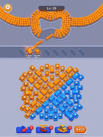 Color Puzzle Jam - Bus Fever iPad screenshot