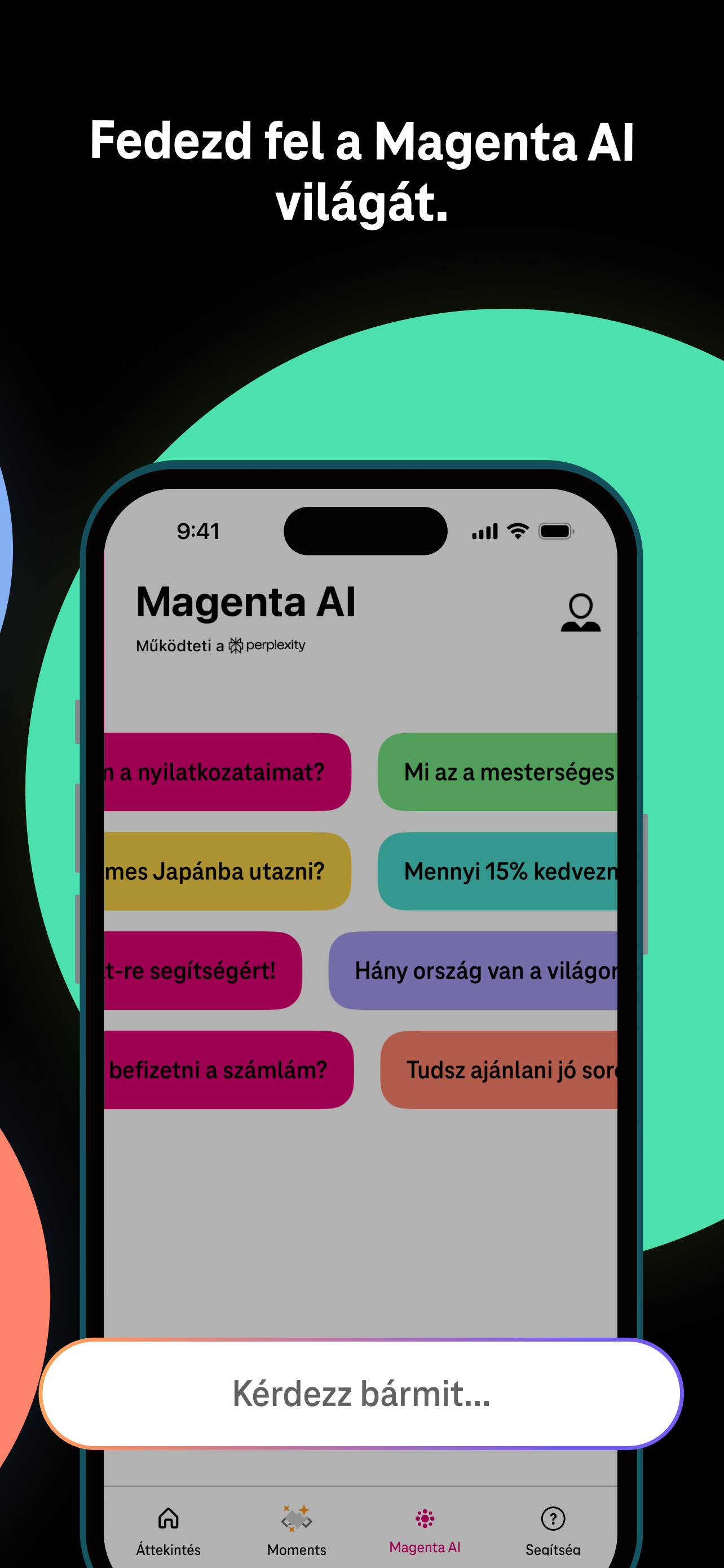 Telekom alkalmazás