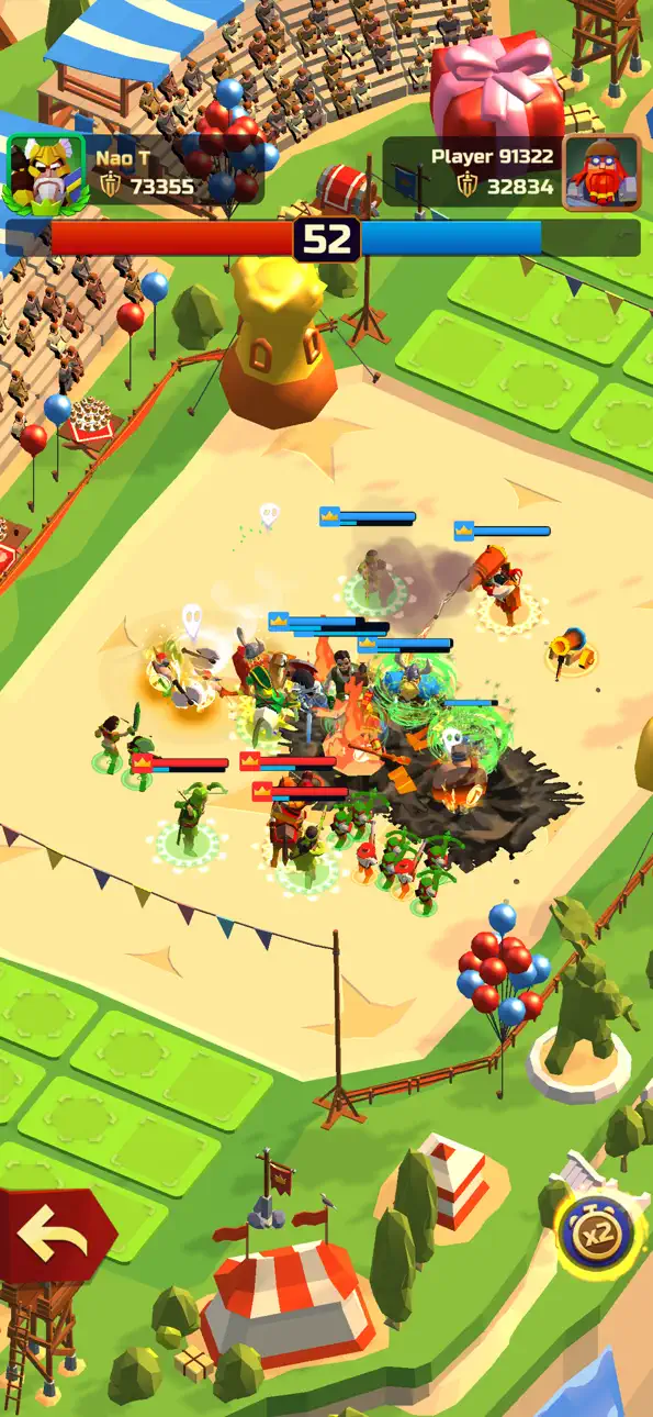 Idle Siege: Army Tycoon Game iOS Mod IPA screenshot 2 - iOS game interface