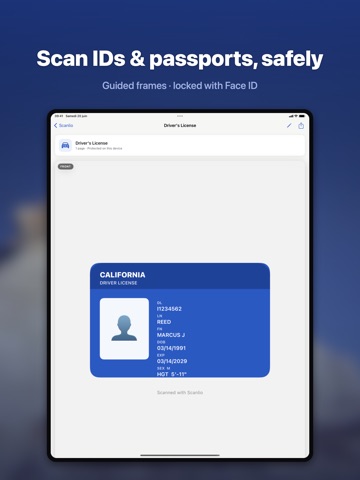 Scanlio: PDF Scanner & OCR iPad screenshot