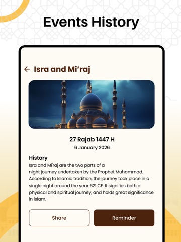 Islamic Hijri Calendar 2026 iPad screenshot 7