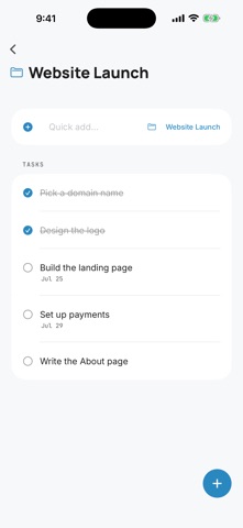DayInk — Tasks & Planner iPhone screenshot