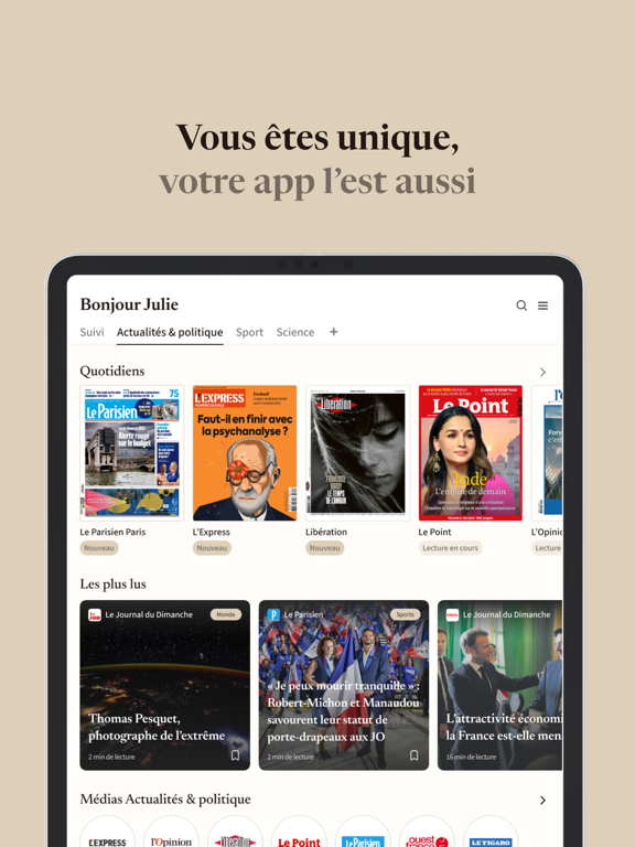 Screenshot #5 pour Cafeyn - Journaux & magazines