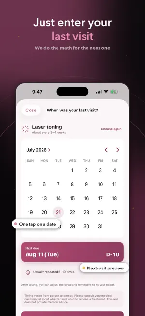 BeautyCycle screenshot 2