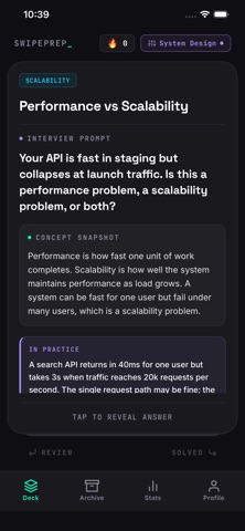SwipePrep iPhone screenshot