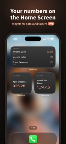 *CalcMemo - Calculator Notes* Screenshot 5 of 10